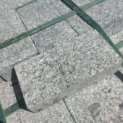 Гранитная брусчатка серая, 200х100х30