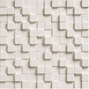 Cubic Blanc 3D, мозаика из камня