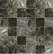 Bidasar Green 30x30, мозаика из камня